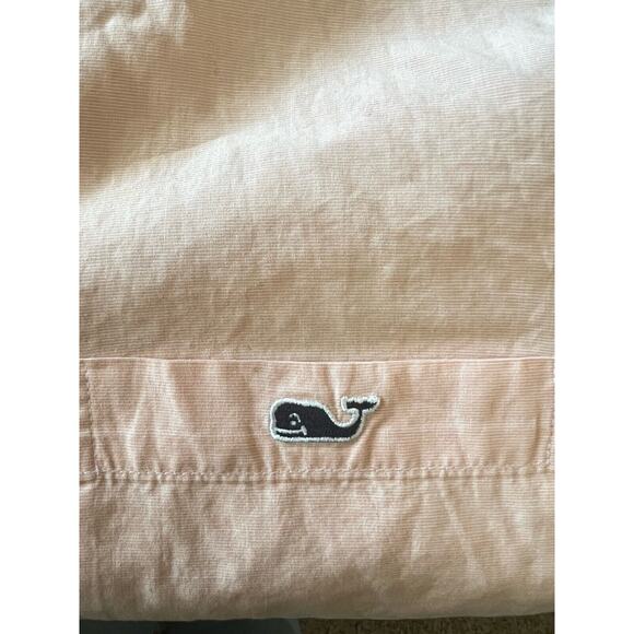 Vineyard Vines Mens Large Tucker Shirt Classic Fit Orange Coral Spring Easter - Picture 4 of 6